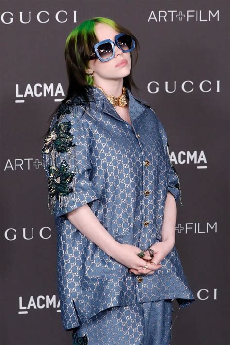 Billie Eilish Gucci suit